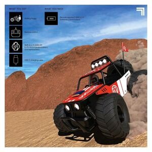 NEW Sharper Image RC Bulldog Buggy Remote‎ Control off-Roader NEW IN BOX